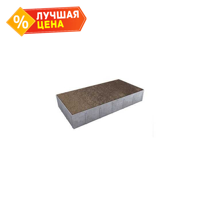 Плитка тротуарная Прямоугольник (Ла-Линия) В.5.П.10 Листопад гранит Хаски 600х300х100 мм