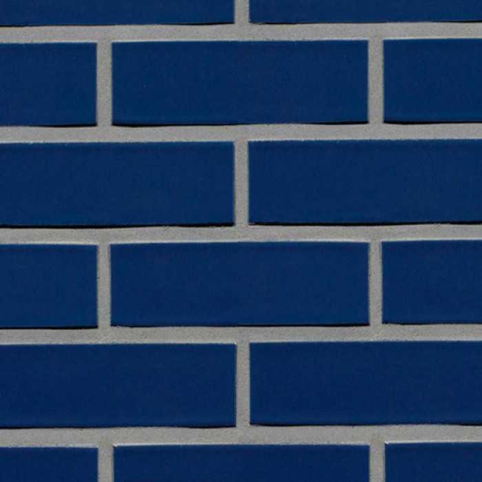 Кирпич облицовочный Terca Crystal Blauw SP, 215х102х65 мм