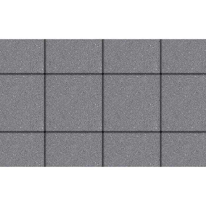 Плитка тротуарная Квадрат (ЛА-Линия) Б.1.К.6 гладкий серый 300х300х60 мм